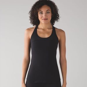 Lululemon Black Nulu Cool Racerback Tank Black